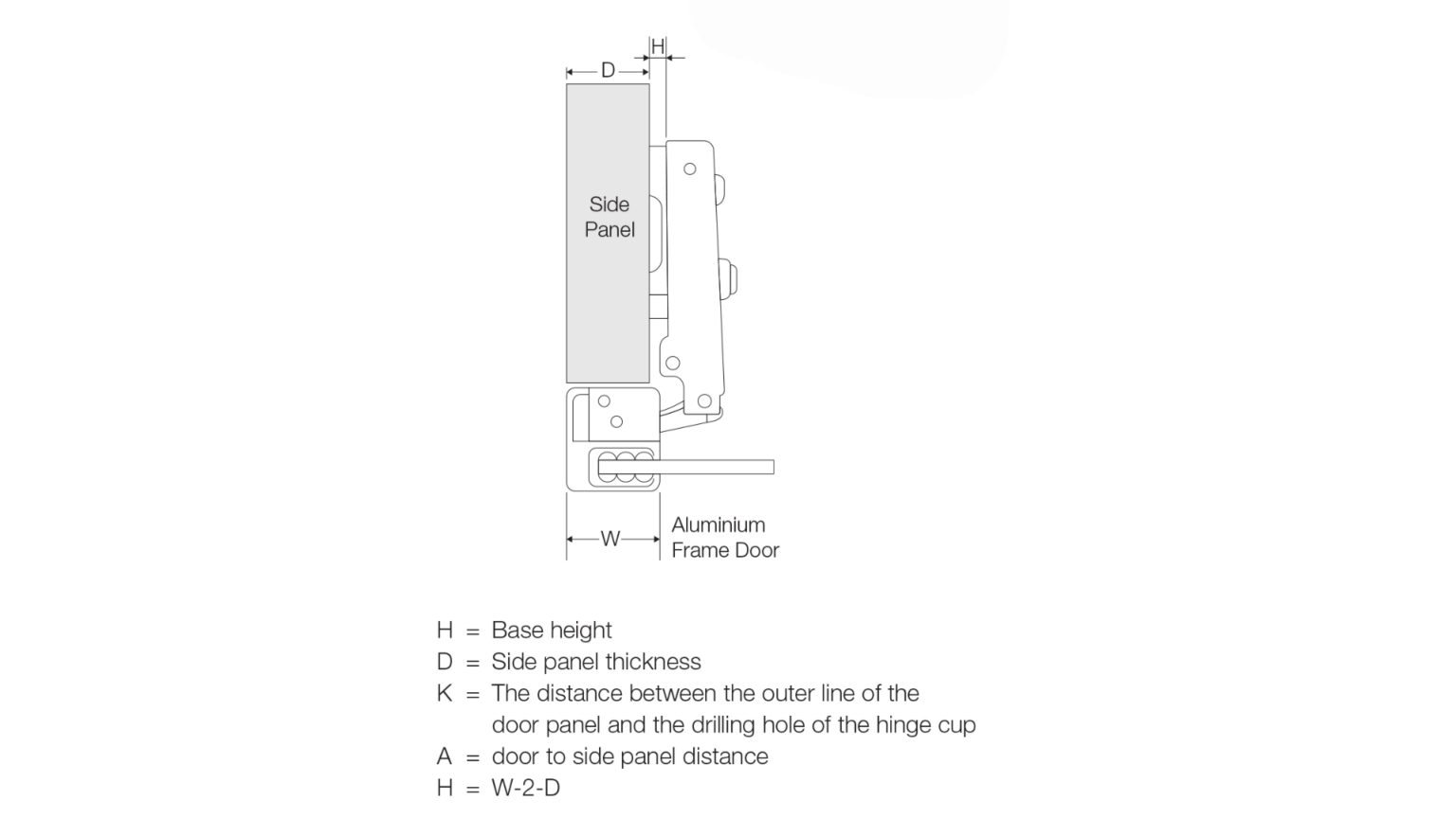 HEAVY DUTY SMALL ALUMINUM FRAME HINGES - Sommer Marketing Sdn Bhd